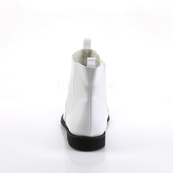 Mens Slip On Flat Heel Chelsea Boots